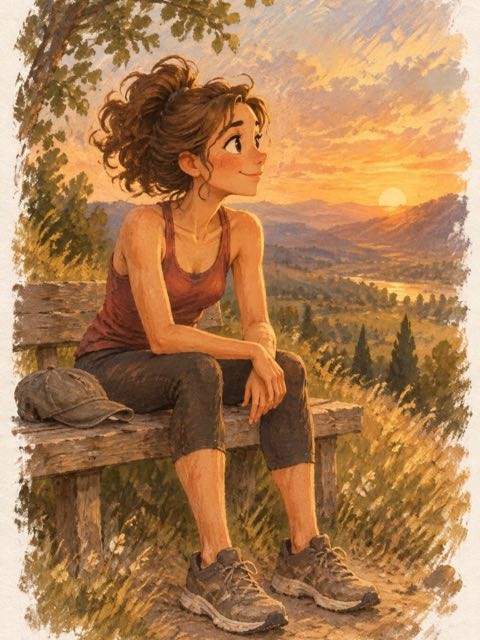 The same scene in the style Picture Book